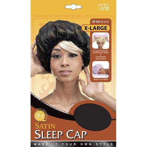 Qfitt X-LARGE SATIN SLEEP/BLACK - VIP Extensions