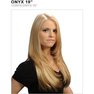 VIP Collection Synthetic Clip-In Extensions / Onyx Style - VIP Extensions