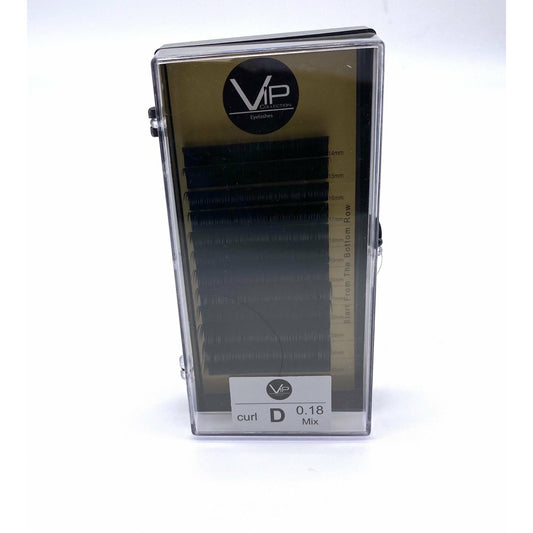 VIP Faux Mink Lash Extension 12 Lines D Curl Mix 0.18 mm - VIP Extensions