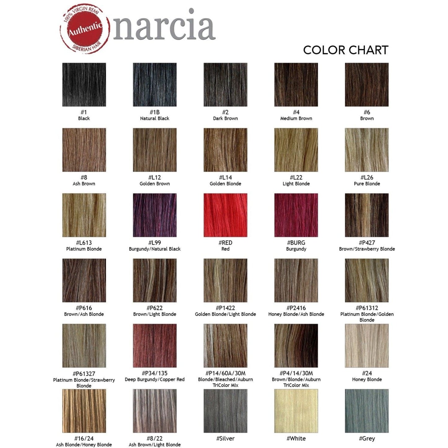 Narcia Remy Siberian - U-Tip - 24" - VIP Extensions