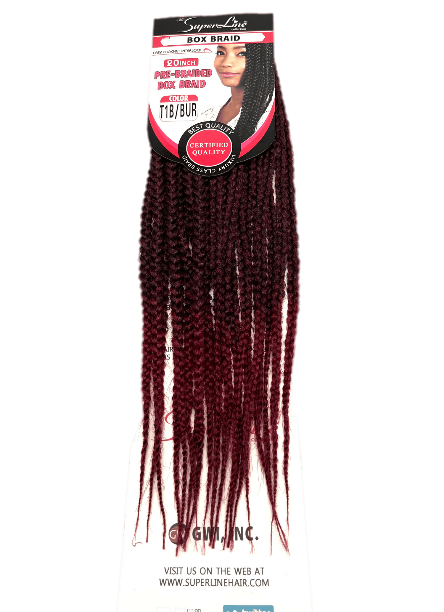 The Super Line collection Pre-Braided Box Braid 20'' - VIP Extensions