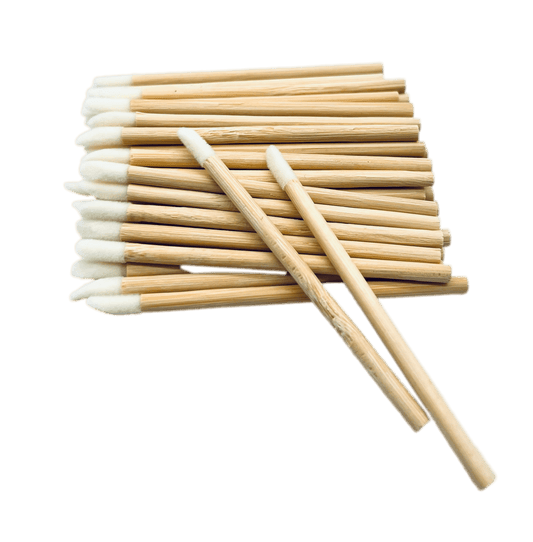 VIP - Eyelash accessories-Lip Brush with Bamboo Handle 50 pcs/bag - VIP Extensions