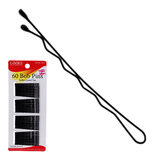 LQQKS 2" BOBBY PIN 60CT BLACK - VIP Extensions