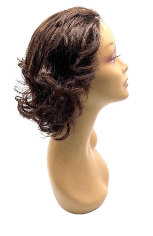 Unique 100% Human Hair Half Wig/ Style #30094 - VIP Extensions