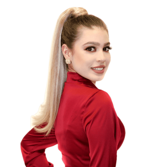 VIP PONYTAIL  / Silky 18"  100% Human Hair - VIP Extensions