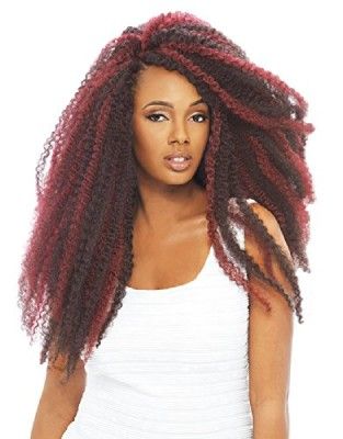 Janet Collection Synthetic Kanekalon Braids Noir Afro Twist Braid (Marley Braid) - VIP Extensions