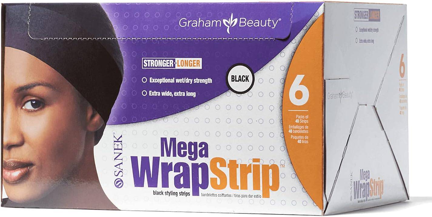 Mega Wrap Strip Refills Black - VIP Extensions
