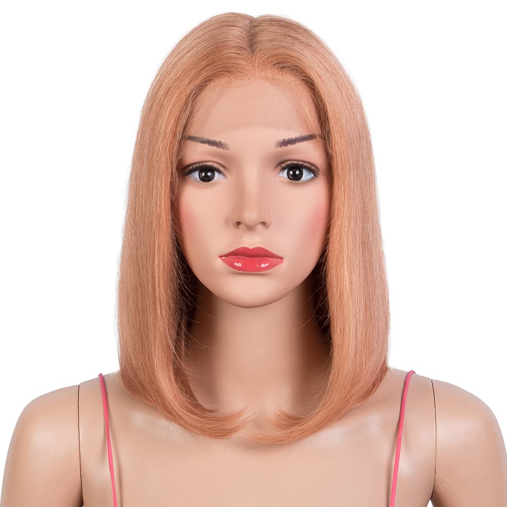 Bob Lace Front Wigs Human Hair Straight T Part Lace Wig - VIP Extensions