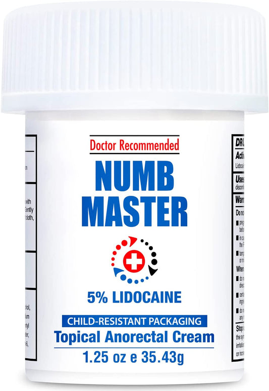 Numb Master 5% Lidocaine Numbing Cream - VIP Extensions