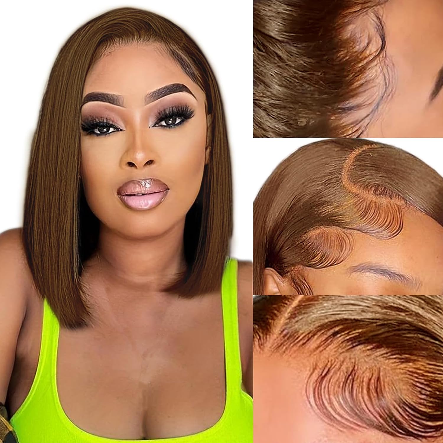 Bob Lace Front Wigs Human Hair Straight T Part Lace Wig - VIP Extensions