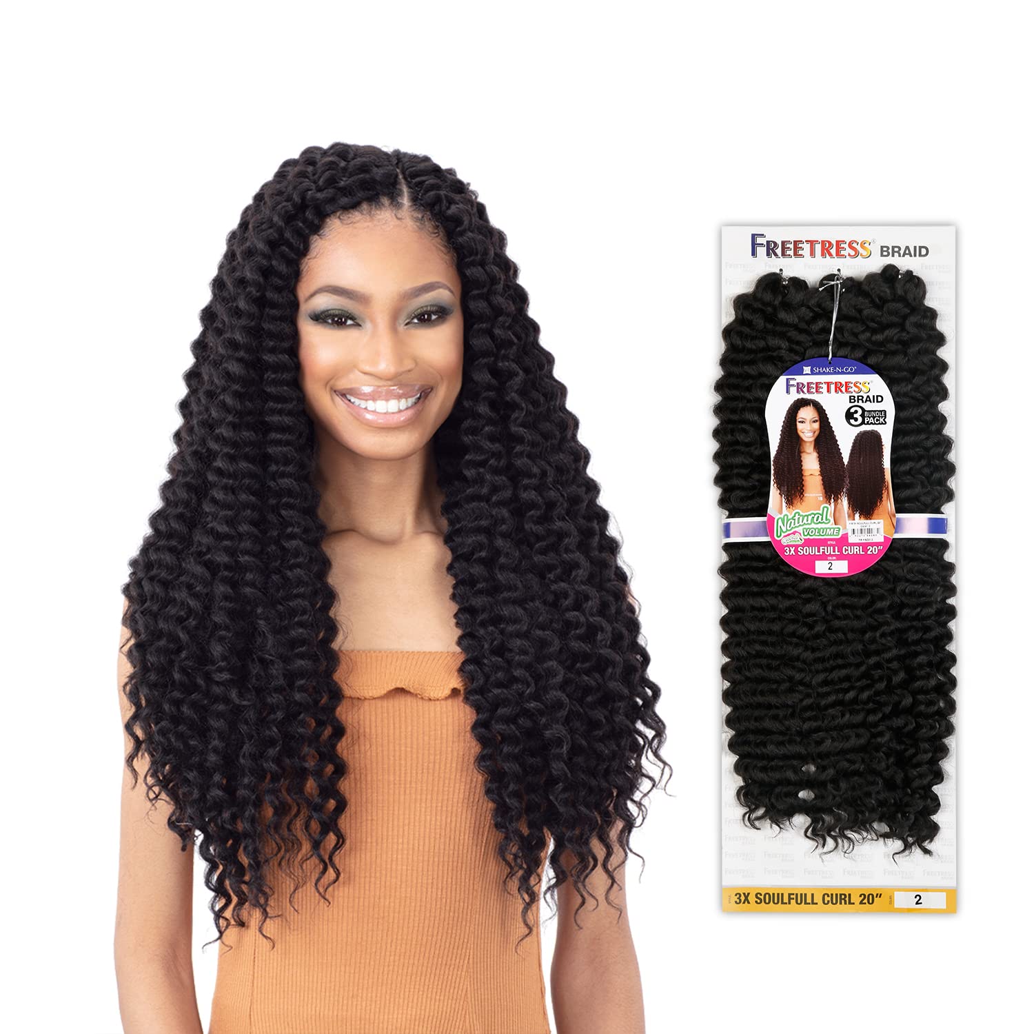 Freetress Crochet Braid - 3X SOULFULL CURL 20" - VIP Extensions