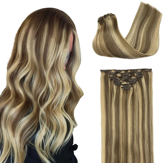 VIP Clip Extensions / Silky Straight - 18" (140 g ) ClipeX System - VIP Extensions