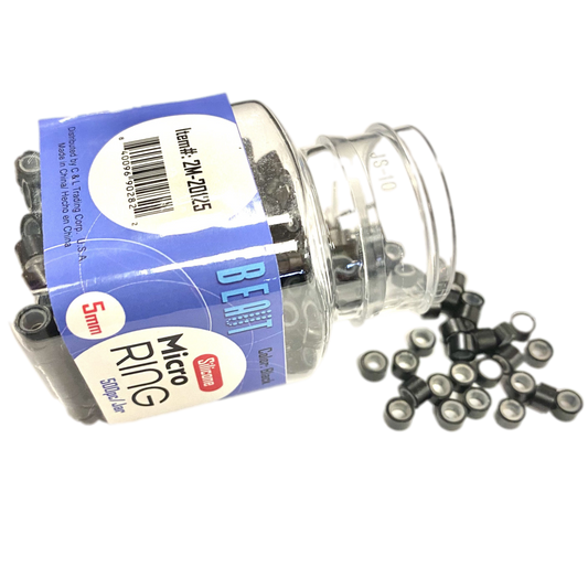 BEAUT Silicone Micro  Ring 5mm-  (500 pcs) - VIP Extensions