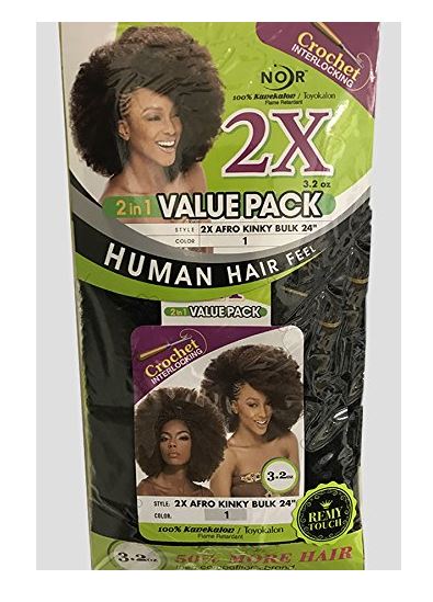 Janet Collection Noir Braids – Afro Kinky Bulk 24" - VIP Extensions