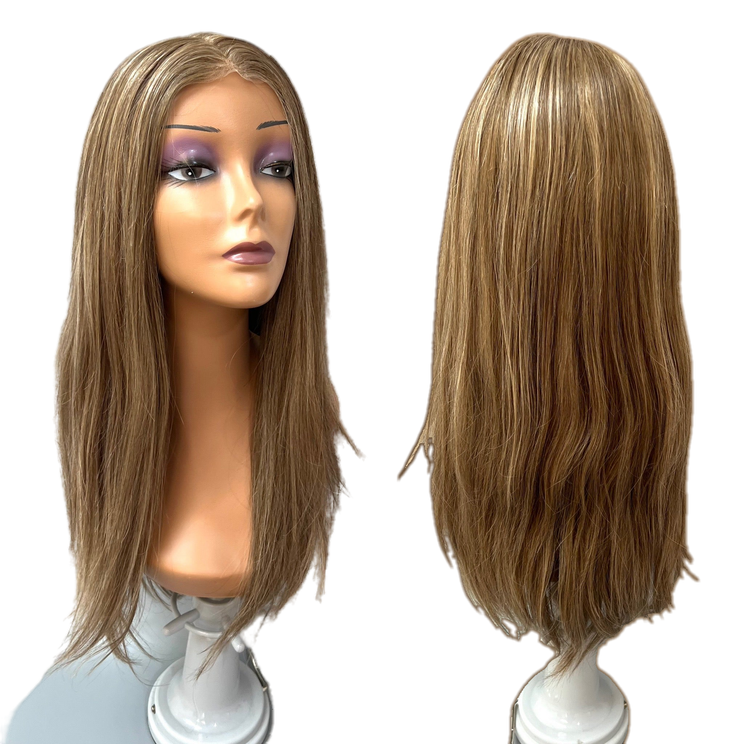 Caucasian Frontal Hand Tied Lace Wig - VIP Extensions