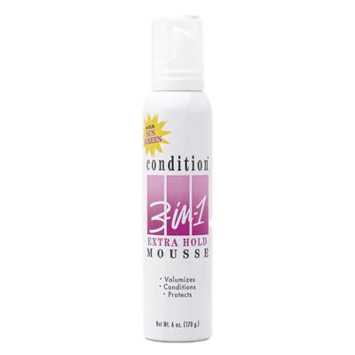 Condition 3-In-1 Mousse 6 oz Xtra Hold - VIP Extensions