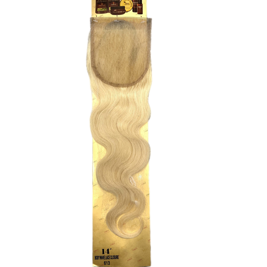 Ebin New York 4X4 CLOSURE BODY WAVE 14''(613) - VIP Extensions