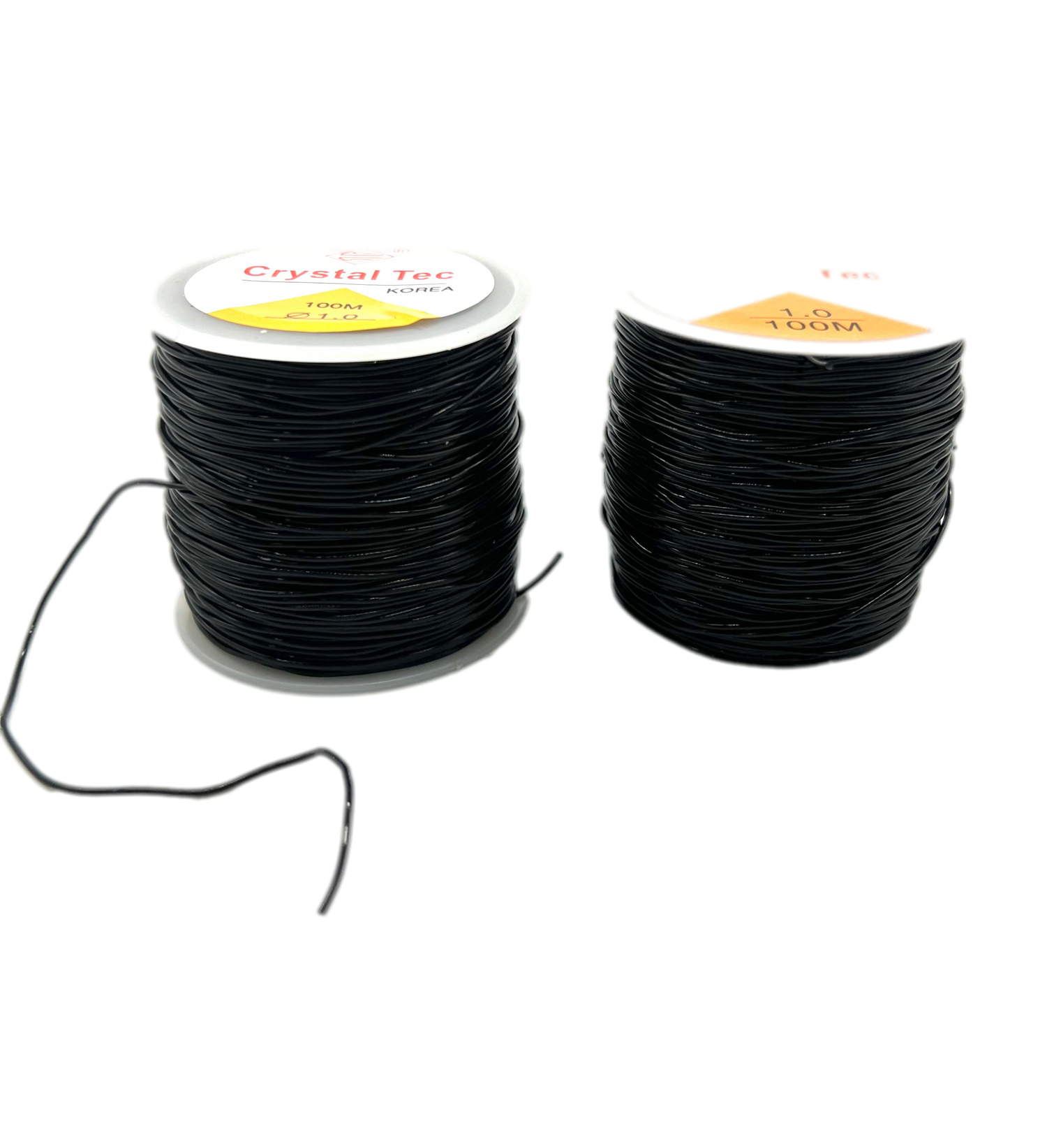 Elastic Thread Black - 100 meters - VIP Extensions