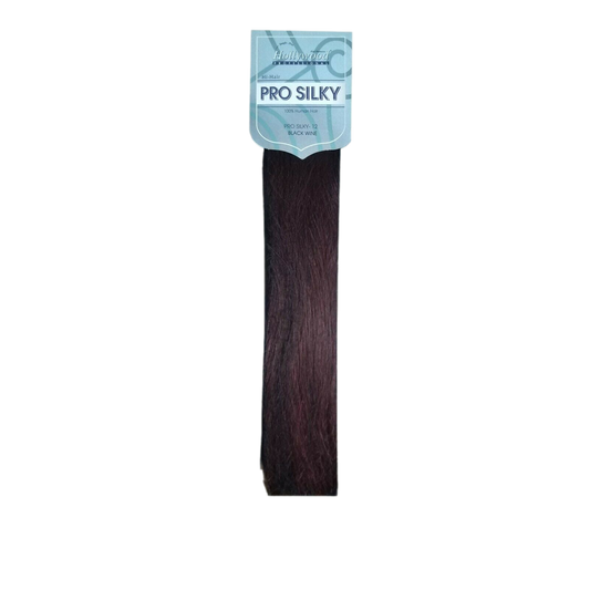 Hollywood 100% Human Hair Pro Silky Weavings 12'' - VIP Extensions
