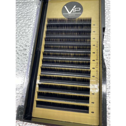 VIP Eyelashes - Faux Mink Lash Extension 12 lines B Curve 0.07