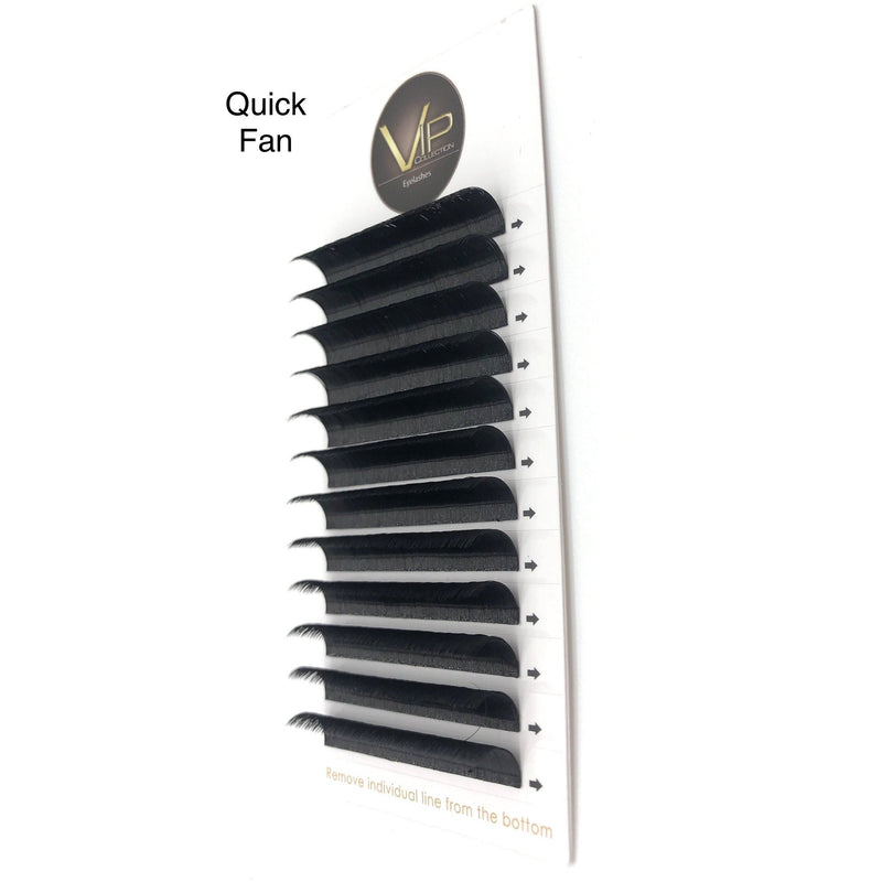 VIP Quick Fan Lash Extensions - 12 lines 0.07 D Curl - BeautyGiant USA