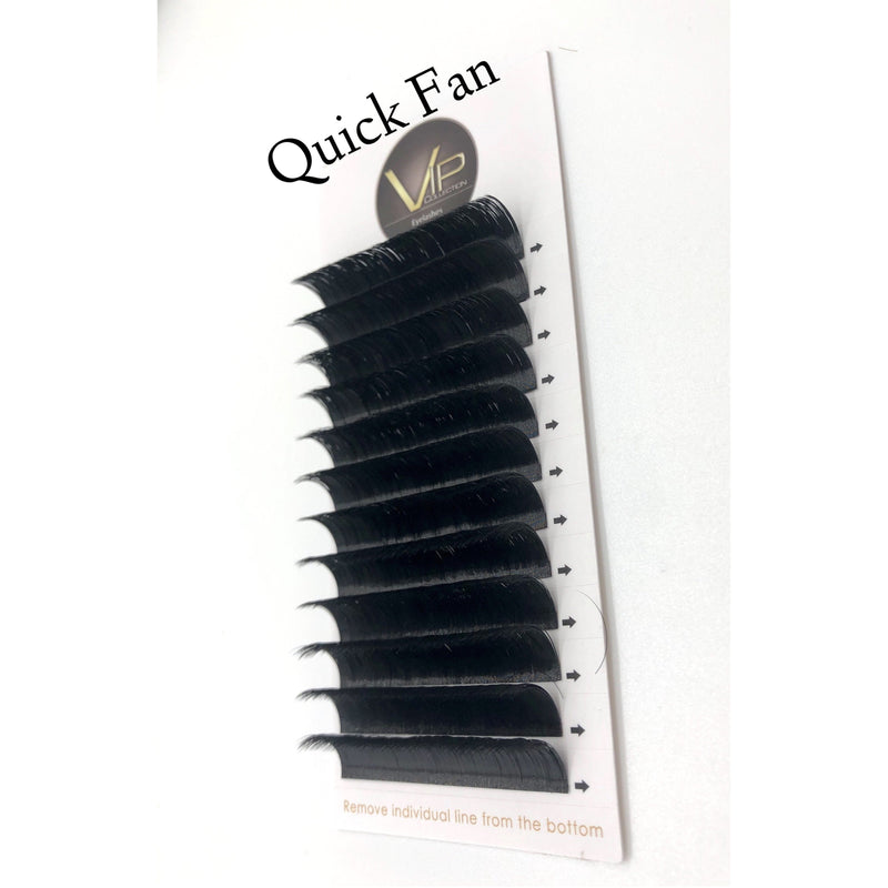 VIP Quick Fan Lash Extensions - 12 lines 0.07 D Curl - BeautyGiant USA