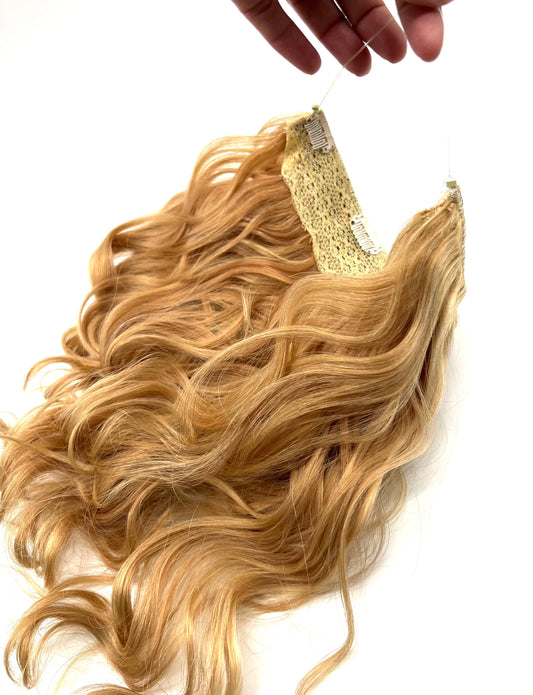 Halo Hair extensions Body Wave Real Human Hair 14'' - VIP Extensions