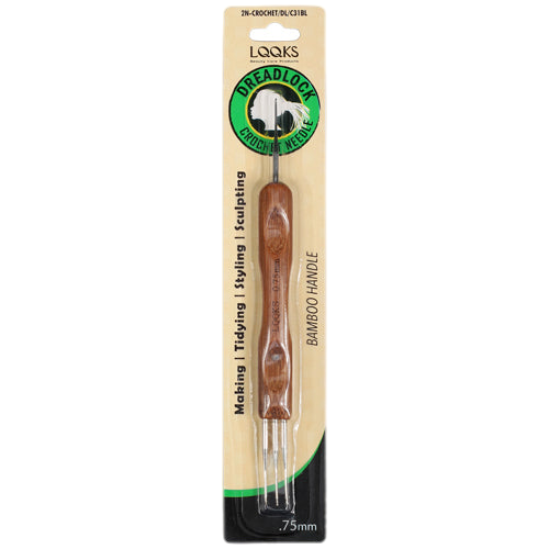 LQQKS BAMBOO HANDLE DREADLOCK CROCHET 3&1 HOOK NEEDLE - VIP Extensions