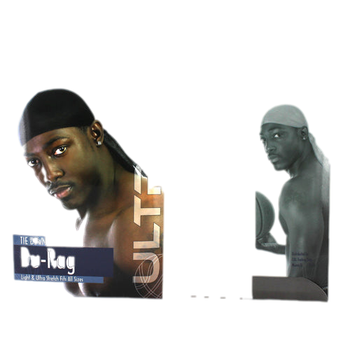 LQQKS DU-RAG  TIE DOWN CAP BLACK - VIP Extensions