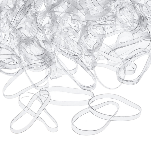 LQQKS Elastic Rubber Band 300 pcs -Clear - VIP Extensions