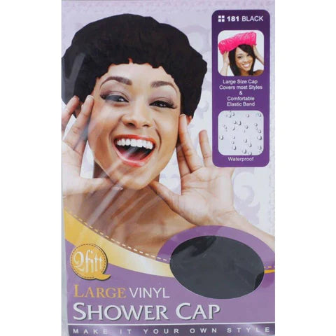 Qfitt Large Vinyl Shower Cap - VIP Extensions