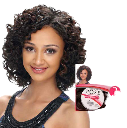 Model Model POSE Human Hair Blend GOLD SPIRAL 3PCS - VIP Extensions