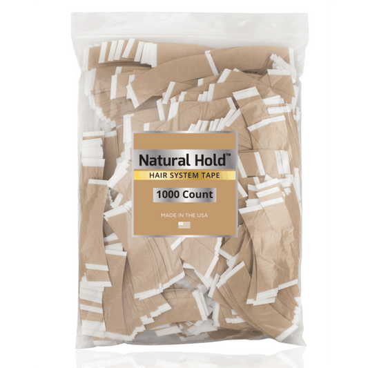 Walker Tape 1/2" X 3" NATURAL HOLD STRIPS 1000PC/BAG - VIP Extensions