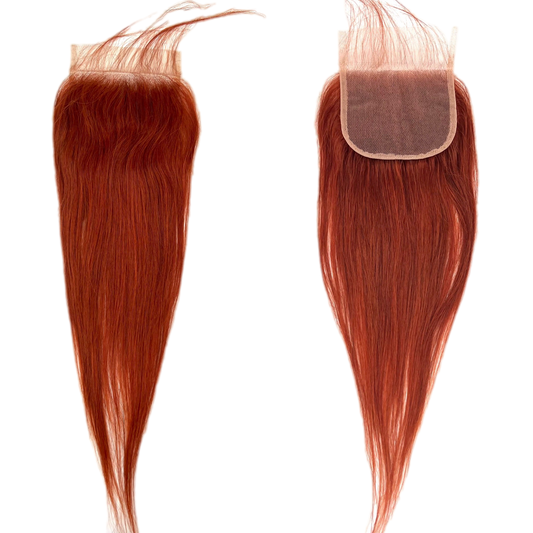 RIO Straight Closure 4X4 Ginger - VIP Extensions