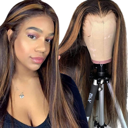 RIO Straight Human Hair Front Lace Wig - VIP Extensions