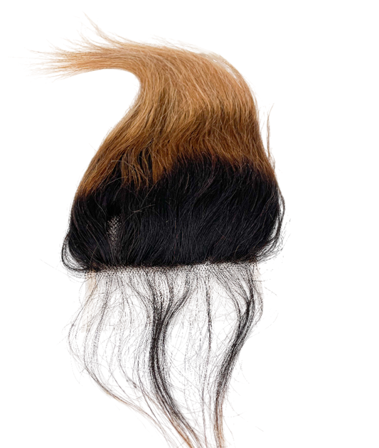 RIO Straight  Closure 4x4 Gold - VIP Extensions