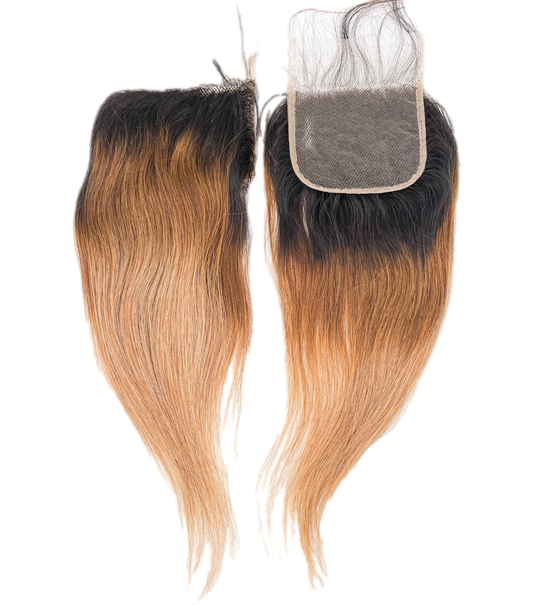 RIO Straight  Closure 4x4 Gold - VIP Extensions