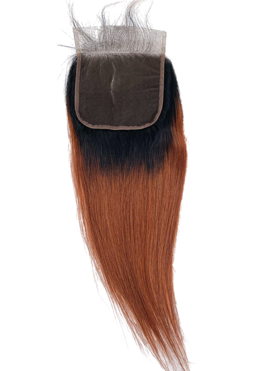 Rio Straight Closure 5x5  Honey - VIP Extensions
