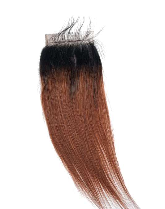 Rio Straight Closure 5x5  Honey - VIP Extensions
