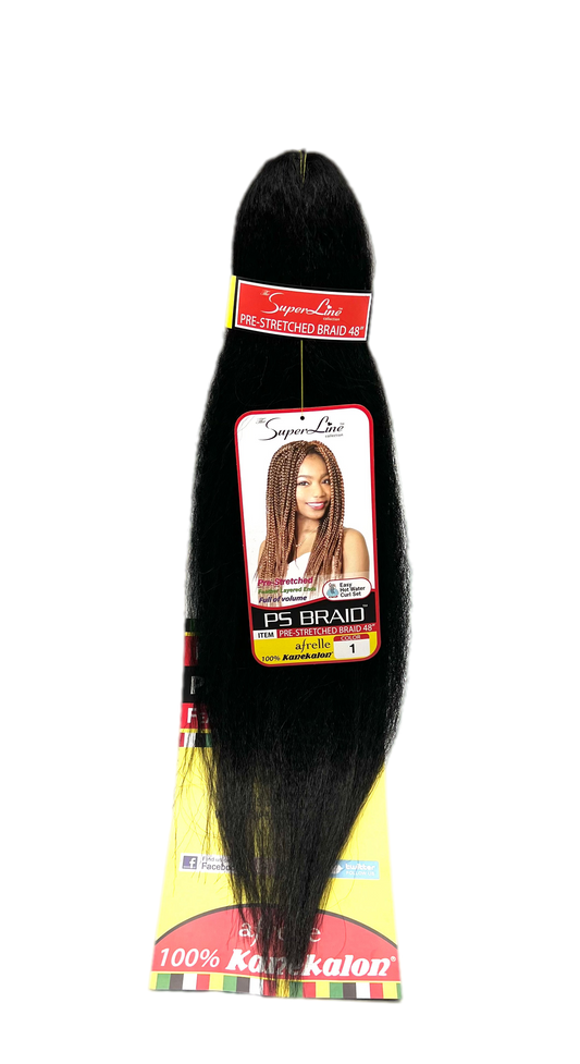 SUPERLINE COLLECTION PRE STRETCHED 100% KANEKALON PS BRAID 48" - VIP Extensions