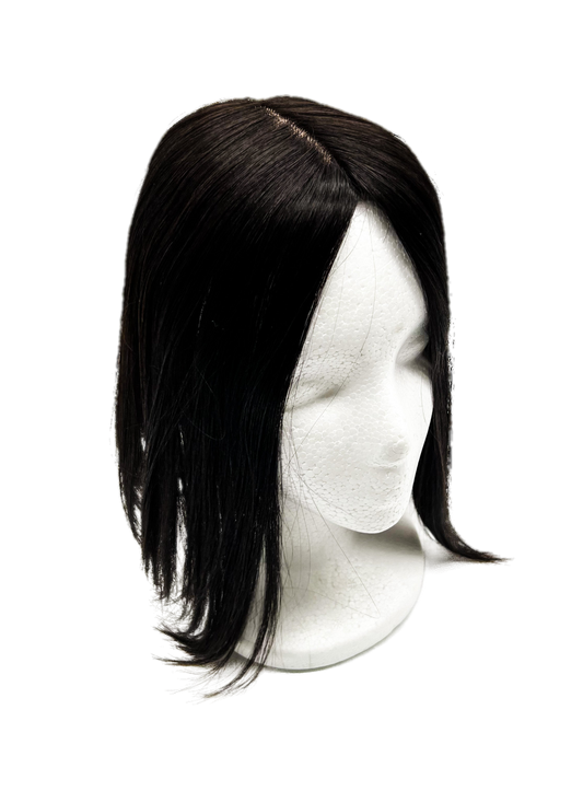 Silk Base  Cuticle Remy Human  Hair Toppers Hair  14'' - VIP Extensions