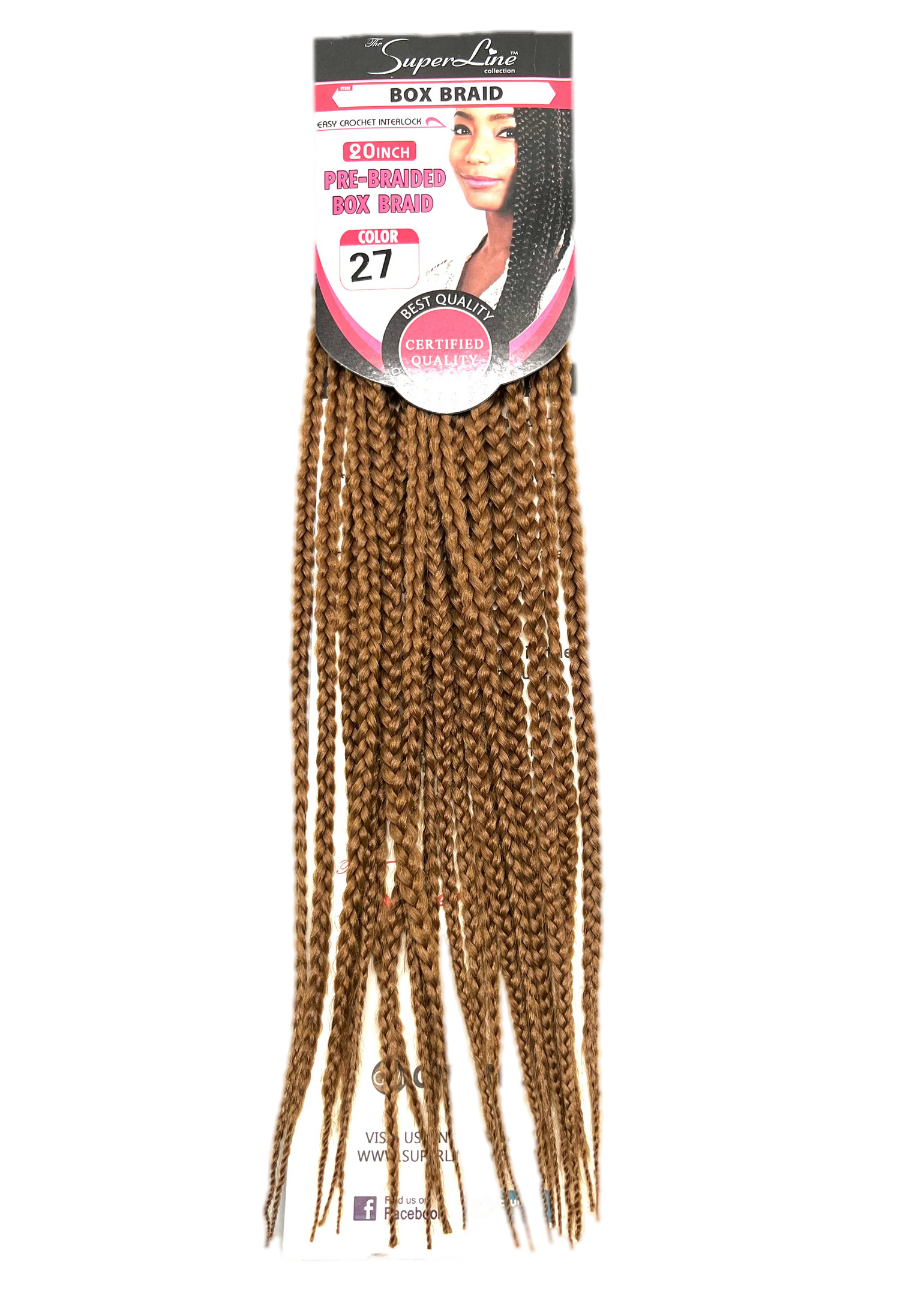 The Super Line collection Pre-Braided Box Braid 20'' - VIP Extensions