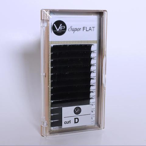 VIP Eyelashes - Super Flat Extensions - 12 lines - 0.15 D - BeautyGiant USA