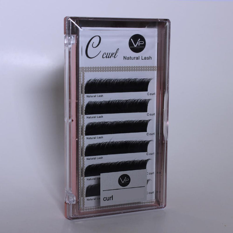 VIP Eyelashes - Natural Lash C Curl - 6 Lines - BeautyGiant USA