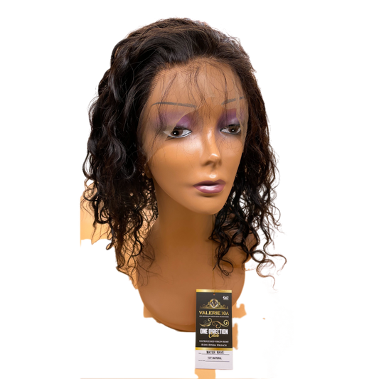 Valerie 10A Full Lace wig 360 One Direction Cuticle Water Wave 18'' - VIP Extensions