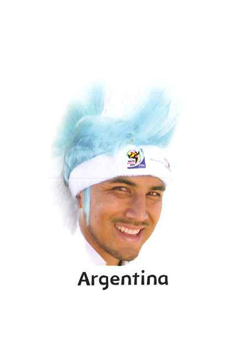 2010 Official FIFA Soccer Mohawk Wig - Hair and Accessories Inc