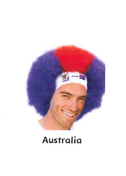 2010 Official Fifa Soccer Afro Wig - Hair and Accessories Inc