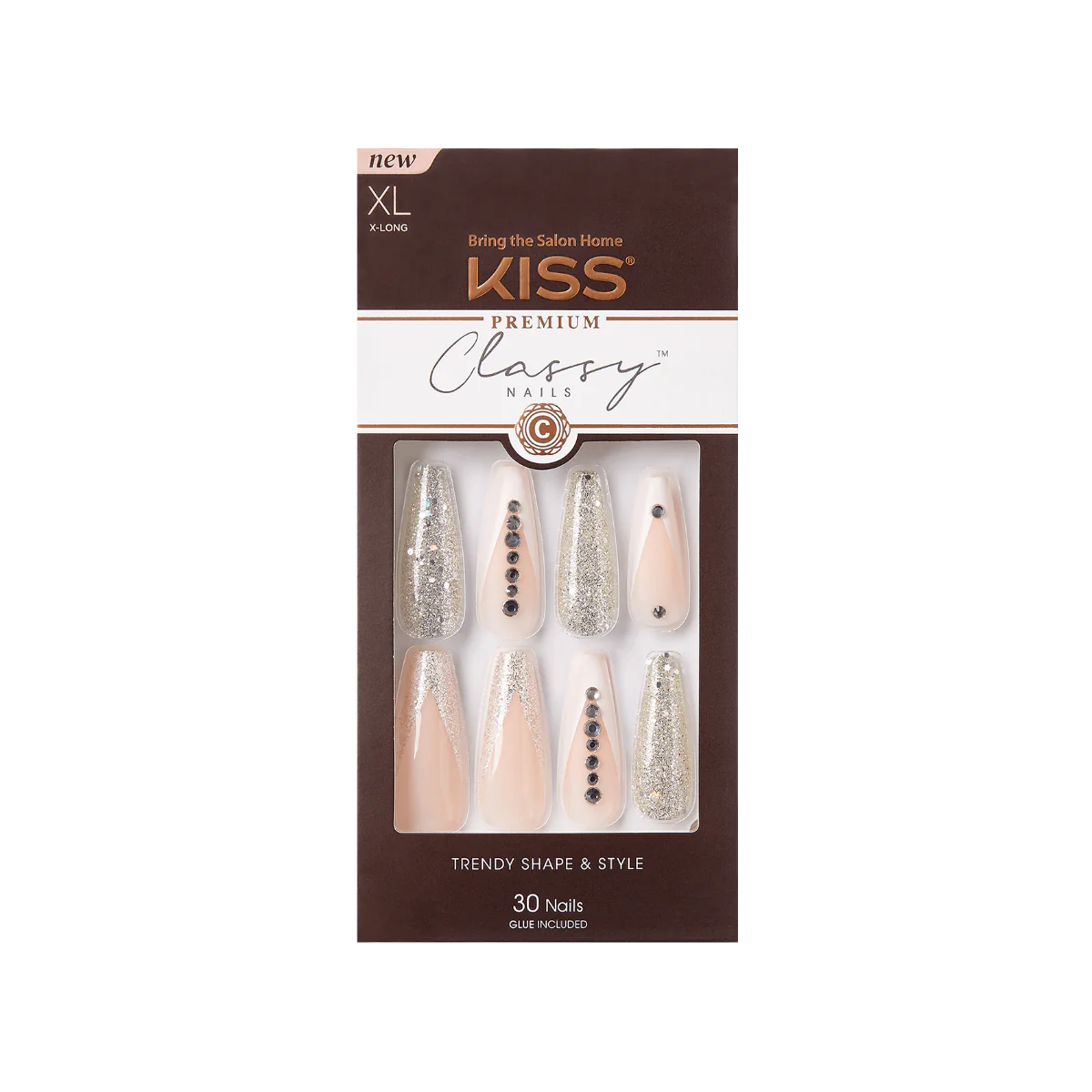 KISS Premium Classy Nails Sophisticated - VIP Extensions