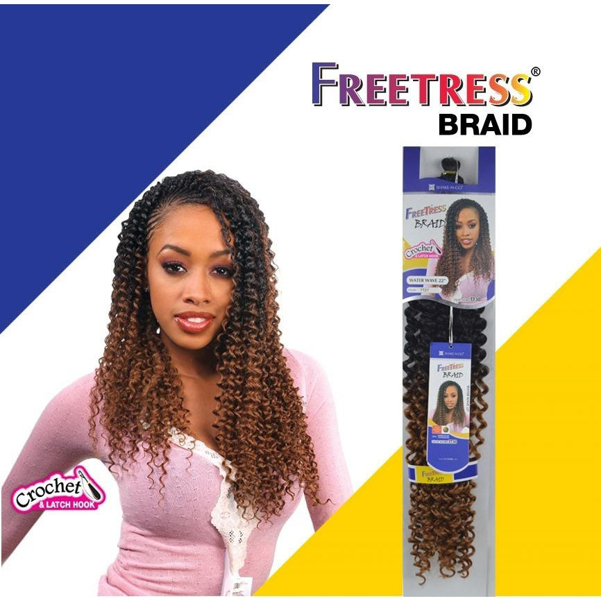 FreeTress Braid Crotchet Water Wave Bulk 22" - VIP Extensions