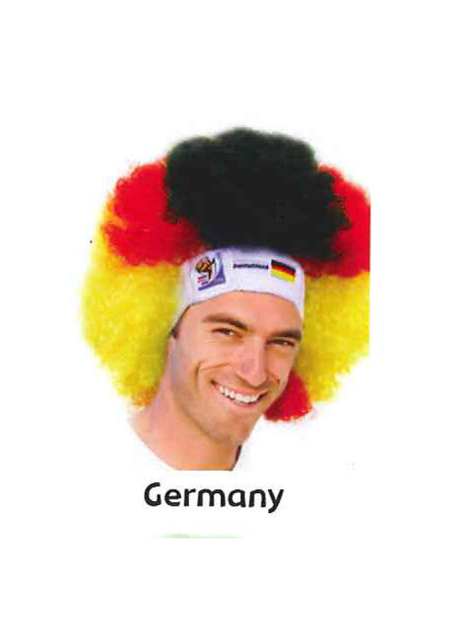 2010 Official Fifa Soccer Afro Wig - Hair and Accessories Inc